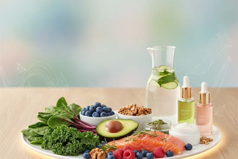 A influência da alimentação na saúde da pele: o conceito de ‘skincare dinner’